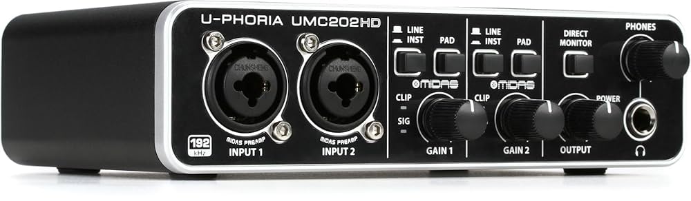 DTM・DAW Behringer U-PHORIA UMC202HD 41xZ0+uWJVL._UF1000,1000_QL80_.jpg